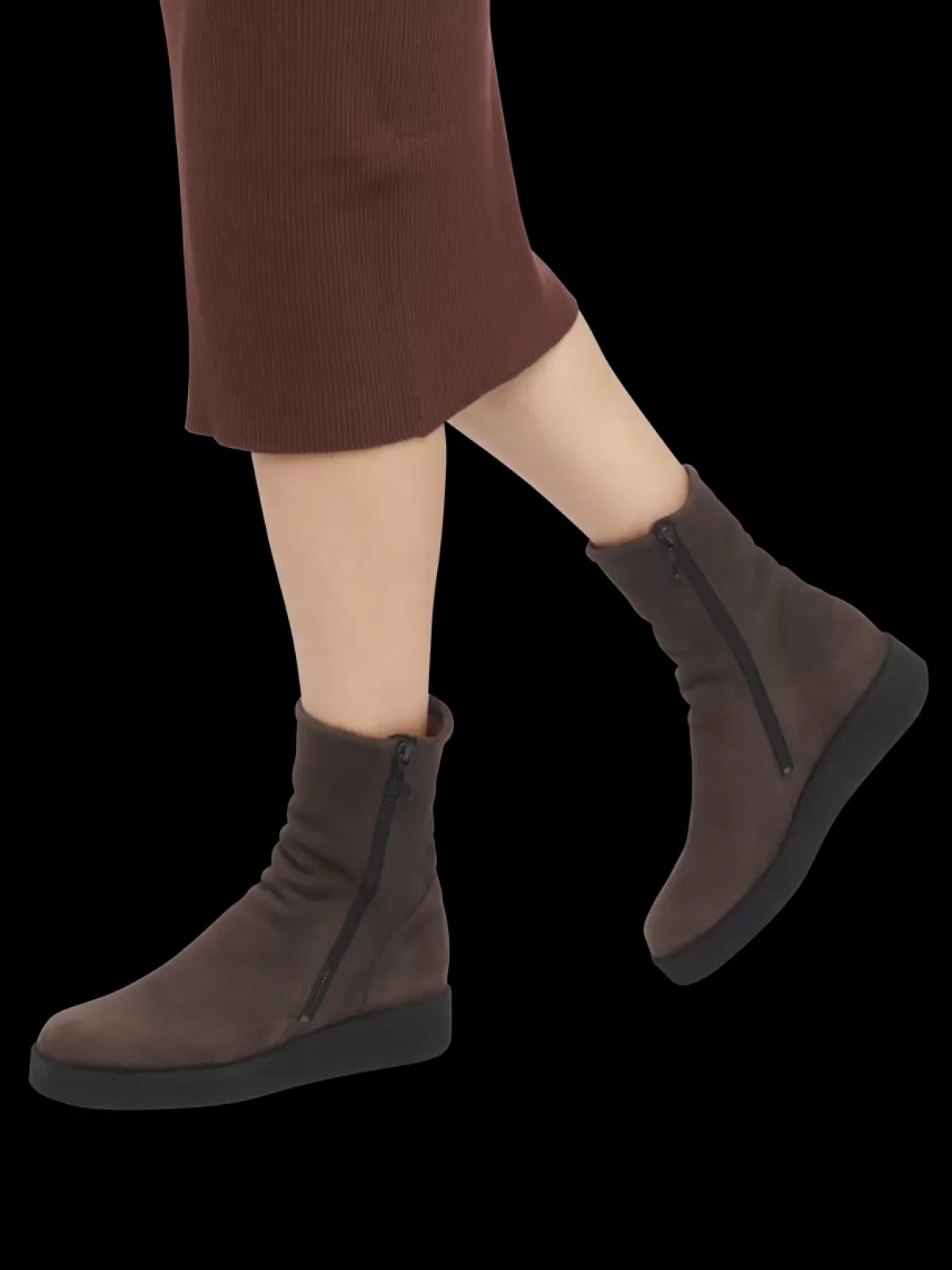 Women's Comsho Ankle Boots Shoes - 3 Available Colors From 35 To 42 - -Arche New